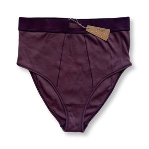 SKIMS Cotton Rib High-Wasted Brief